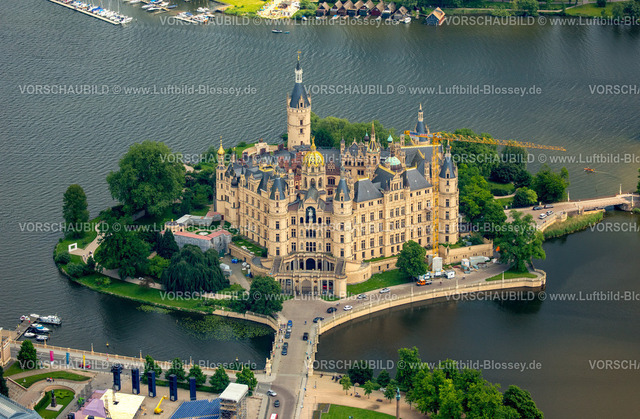 Schwerin16060163 | Schloss Schwerin, Burggarten, Burgsee,  Schweriner See, Schwerin, Mecklenburg-Vorpommern, Deutschland