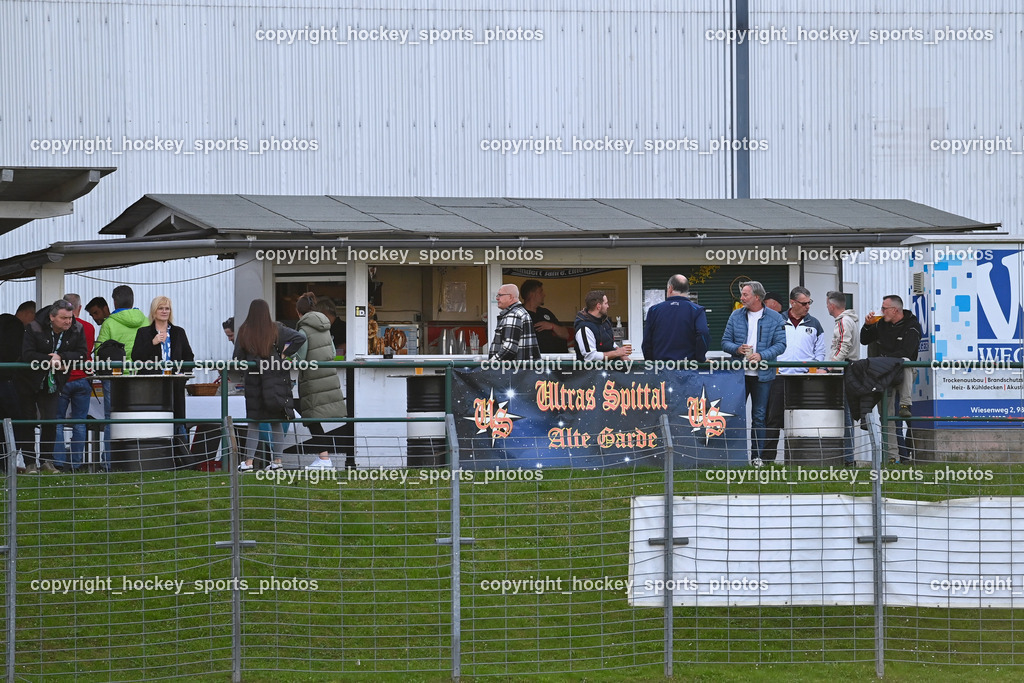 SV Spittal vs. VST Völkermarkt 5.4.2024 | SV Spittal Fans, Besucher Goldeck Stadion, SV Spittal vs. VST Völkermarkt 5.4.2024, SV Spittal vs. VST Völkermarkt am 05.04.2024 in Spittal an der Drau (Goldeck Stadion), Austria, (Photo by Bernd Stefan)