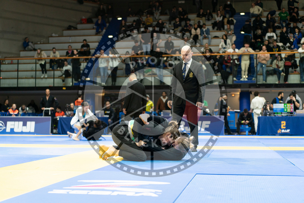 20240119PBB2603 | Fighters compete during the IBJJF European Championship in Paris, France, on January 19, 2024.
