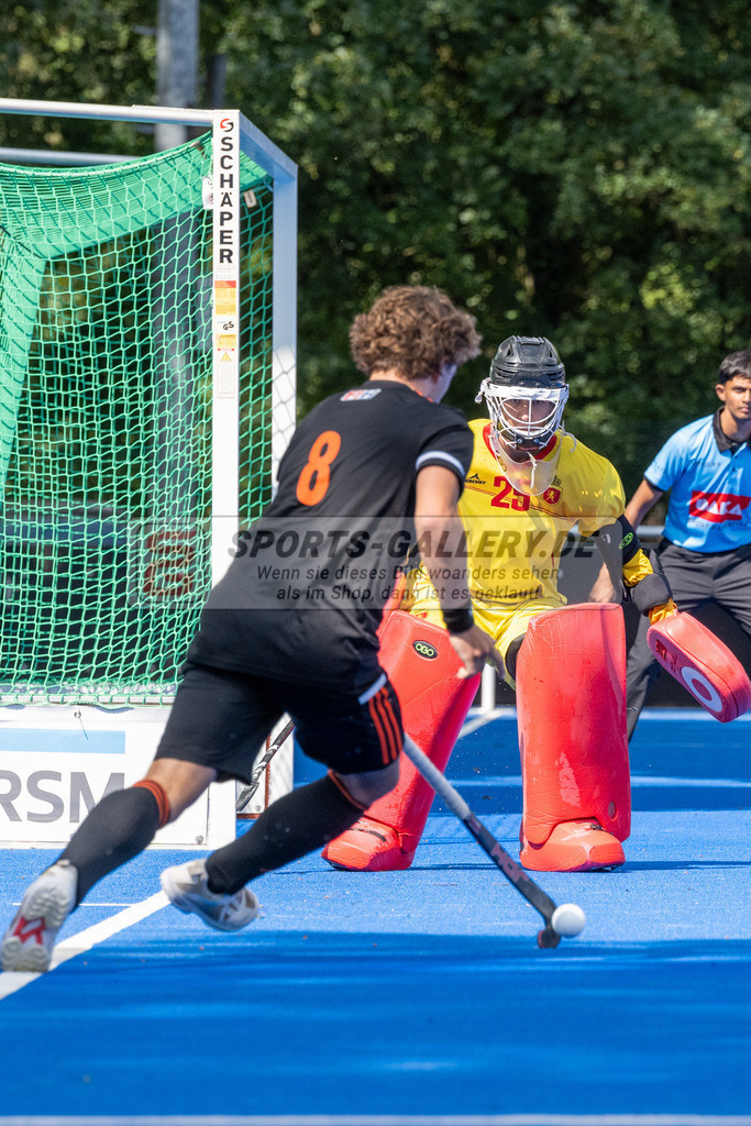 SFE_20230716_0215 | EuroHockey EM U18 Boys 3th 4th Netherlands vs Spain am 16.07.2023 in Krefeld (Gerd-Wellen-Hockeyanlage), Photo: Stephan Fehrmann 2023 (Sports-Gallery)