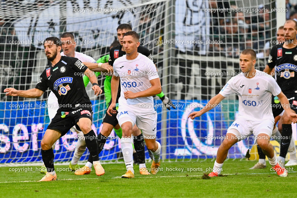 SAK vs. SK Sturm 22.7.2023 | #10 Otari Kiteishvili, #9 Izidor Erazem Kamsek, #13 Fabian Griesebner