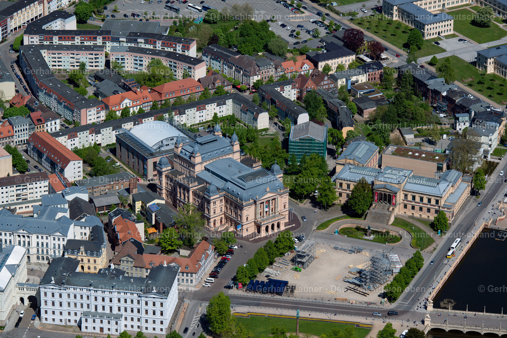 3801203 | Staatskanzlei,  Mecklenburgisches Staatstheater, Staatliches Museum, Schwerin