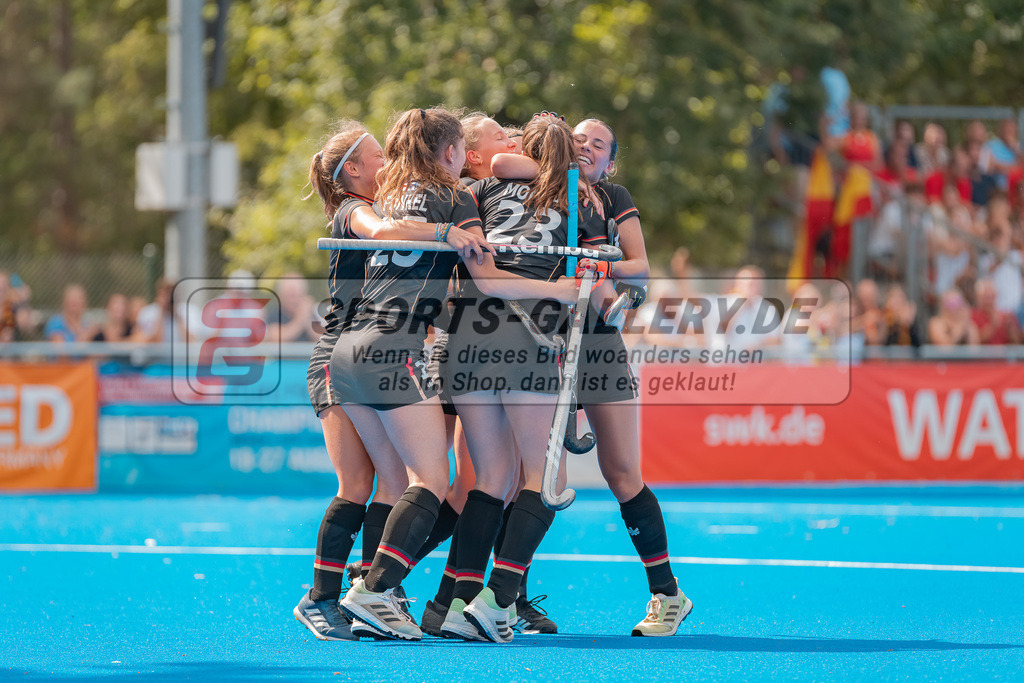 HK_20230715_102709 | Euro Hockey WU18 SF2 Spain vs Germany Championship Girls &amp; Boys am 15.7.2023 CHTC , Krefeld ,