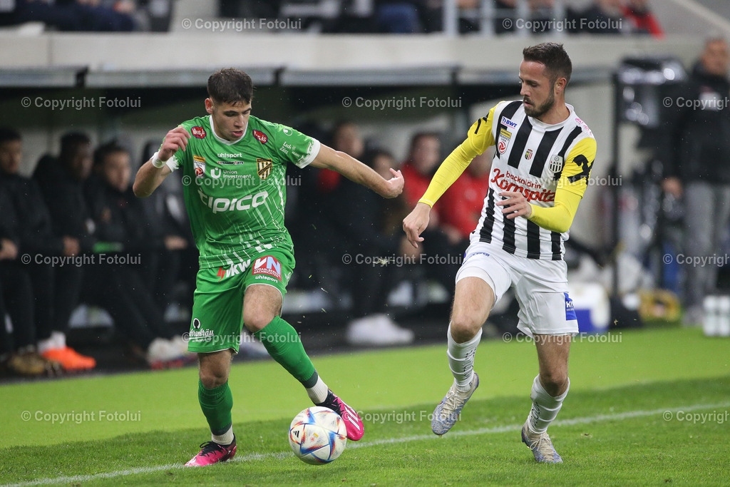 A_LUI_20230224_0008 | SPORT FUSSBALL ADMIRAL BUNDESLIGA 2022/23 LASK VS SC AUSTRIA LUSTENAU

IM BILD: Rene Renner (Lask), Nemanja Motika (SC Austria Lustenau)
FOTO:FOTOLUI/UW