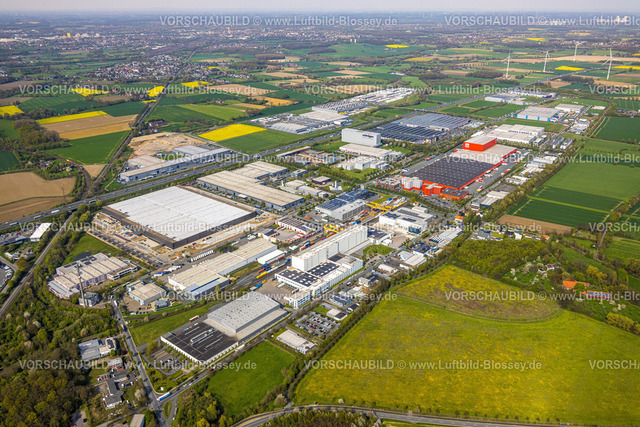 Boenen230404881 | Luftbild, Gewerbegebiet InlogParc, Edisonstraße, Westerbönen, Bönen, Ruhrgebiet, Nordrhein-Westfalen, Deutschland