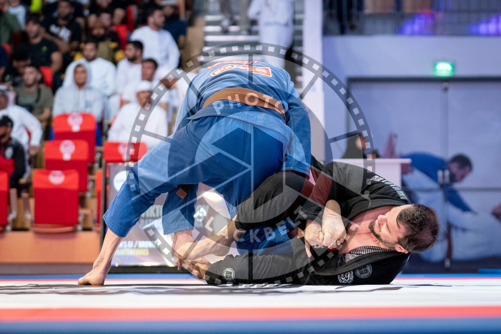 20231107PBB6340 | Fighters compete during the AJP World Master Championship in the Mubadala Arena in Abu Dhabi, Arab United Emirates, on November 7, 2023.