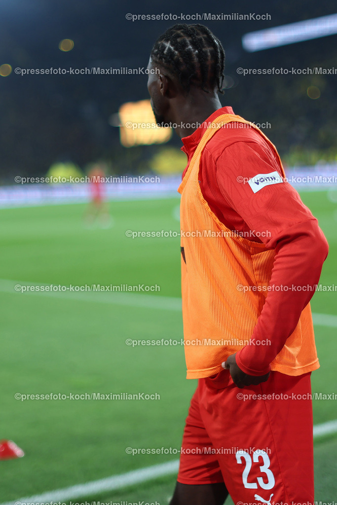 BVB13092402152 | 13.09.2024, 1. Fußball Bundesliga, Borussia Dortmund - 1. FC Heidenheim 1846, Signal Iduna Park, Saison 2024 2025: Omar Traore (Heidenheim #23)DFB regulations prohibit any use of photographs as image sequences and or quasi-video.