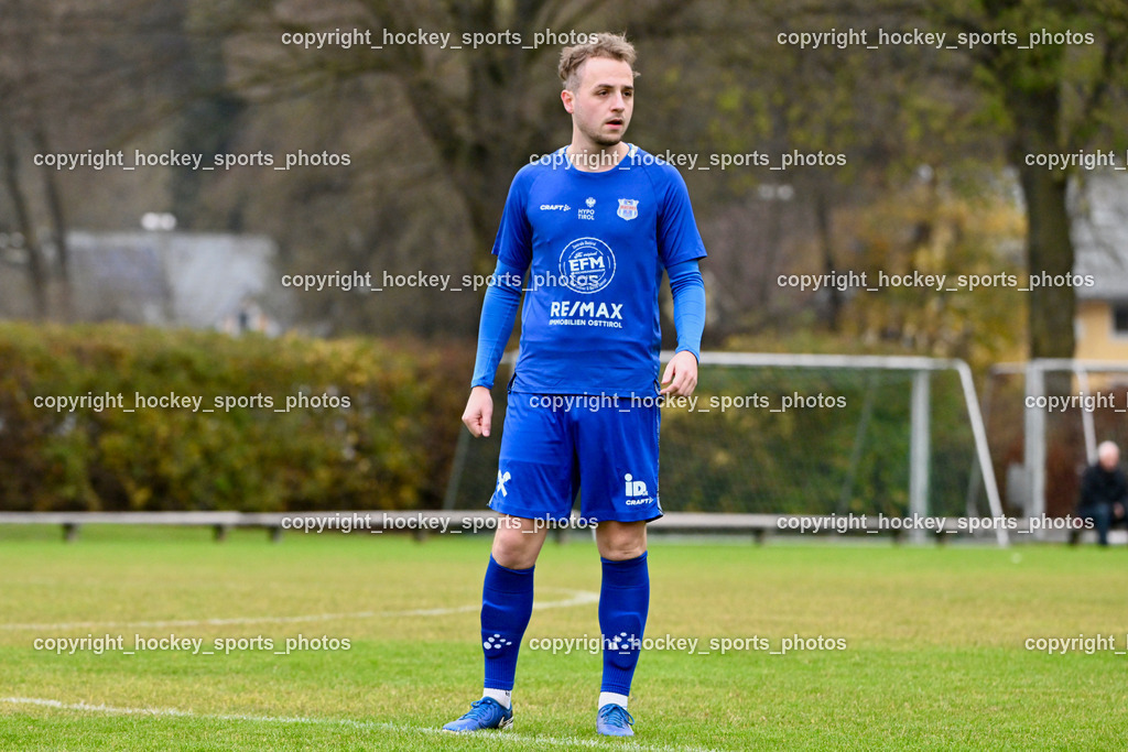 SV Rothenthurn vs. Union Matrei | #19 Luca Jakob Blassnig Matrei, SV Rothenthurn vs. Union Matrei, SV Rothenthurn vs. Union Matrei am 09.11.2024 in Rothenthurn (Sportplatz Rothenthurn), Austria, (Photo by Bernd Stefan)