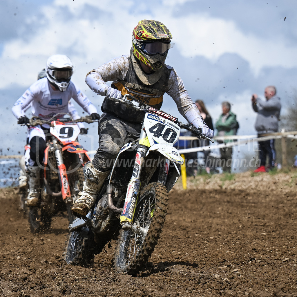 Motocross Schlatt bei Winterthur - 29. April 2023 | #40 Bruggmann Timo aus Schwarzenbach (CH) auf Husqvarna in der Kategorie MX2 am Motocross Schlatt bei Winterthur, 29. April 2023.
Instagram: @mx_schlatt | @mc_wila | @sam_schweiz
Bild: Sportfotografie Markus Aeschimann | www.markus-aeschimann.ch - Realisiert mit Pictrs.com