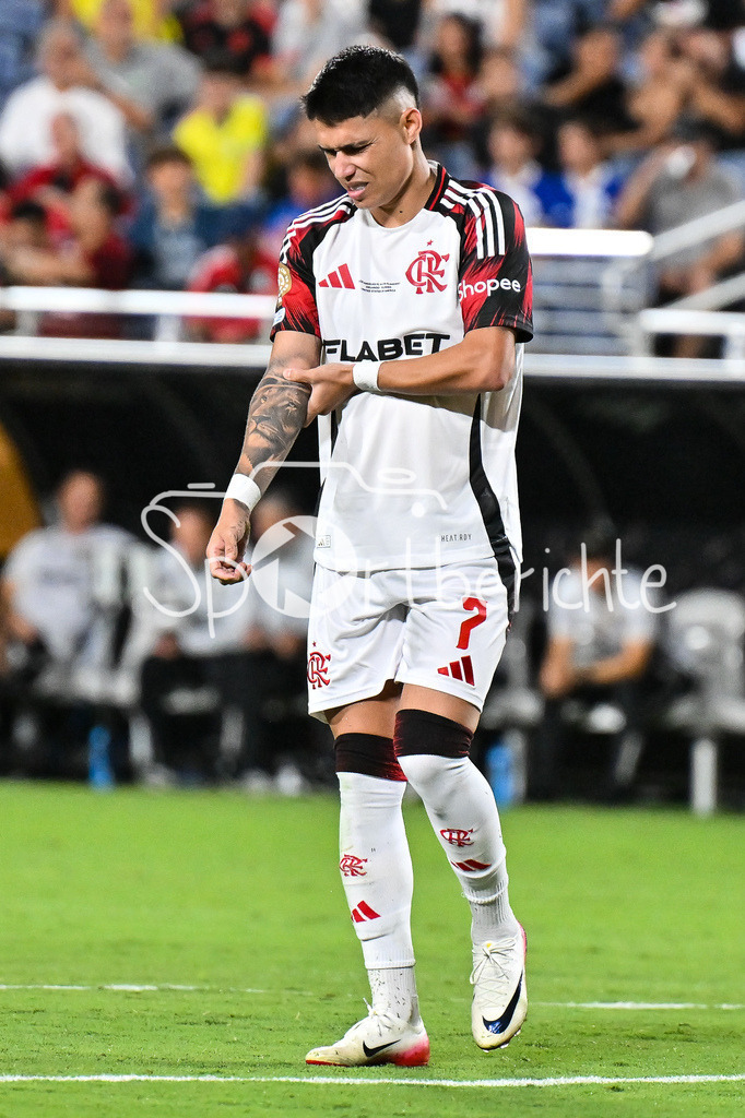 Los Angeles FC - CR Flamengo | im Bild Luiz ARAUJO (Flamengo 7) / Einzelfoto / Freisteller / FIFA Club World Cup: Los Angeles FC - CR Flamengo, Camping World Stadium am 24.06.2025 / NOT FOR SALE IN USA