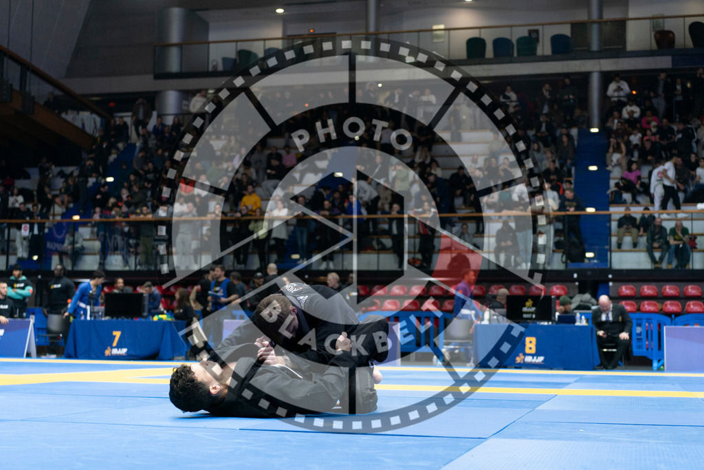 20240119PBB2349 | Fighters compete during the IBJJF European Championship in Paris, France, on January 19, 2024.