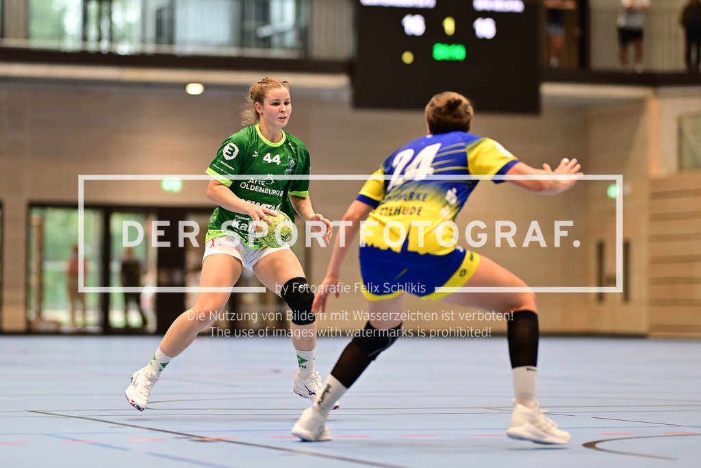 Handball I Frauen I Saison 2025-2026 I 3. Liga Staffel Nord I 2. Spieltag I Buxtehuder SV II - SC SFN Vechta I 55153 | Der Sportfotograf. - Realisiert mit Pictrs.com