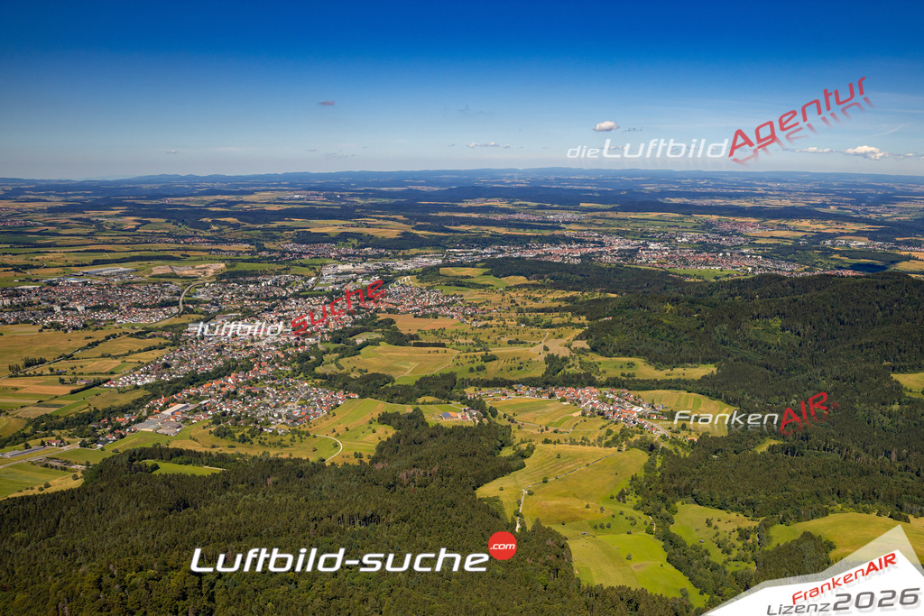 Das Luftbild zeigt : Dürrwangen Balingen - Die Luftaufnahme wurde 2024 vom UL-Flugzeug aus erstellt ( keine Drohne ) - Hochauflösende Luftaufnahme - Für grossformatige Ausdrucke geeignet. Die Geschenkidee !Mit Lizenz und Bildrechte bestellbar