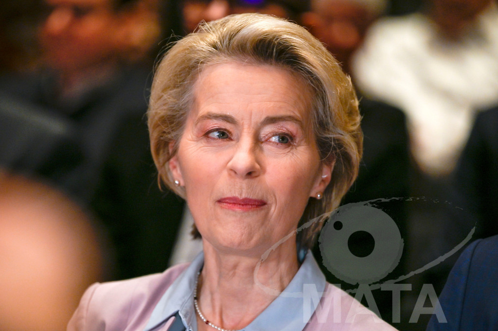 _DWI0381 | Politikerin Ursula von der Leyen beim CDU-NRW Neujahrsempfang in Düsseldorf. Düsseldorf, 28.01.2023 - Realisiert mit Pictrs.com