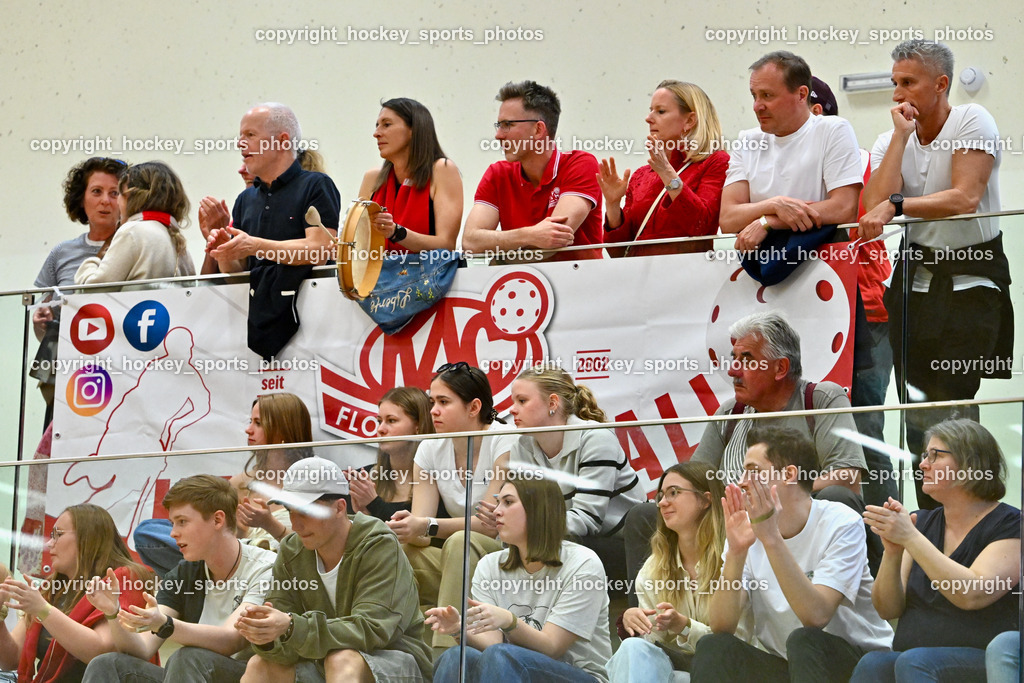 VSV Unihockey vs. KAC Floorball | KAC Floorball Fans, Besucher Ballspielhalle St. Martin, VSV Unihockey vs. KAC Floorball, VSV Unihockey vs. KAC Floorball am 12.04.2025 in Villach (Ballspielhalle St. Martin), Austria, (Photo by Bernd Stefan)