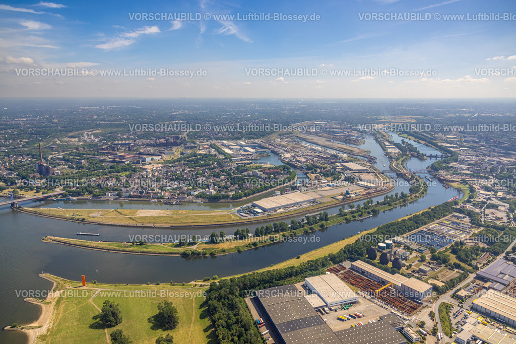 Duisburg220702025 | Luftbild, Duisburg Hafen Ruhrort, Ruhrort, Duisburg, Ruhrgebiet, Nordrhein-Westfalen, Deutschland