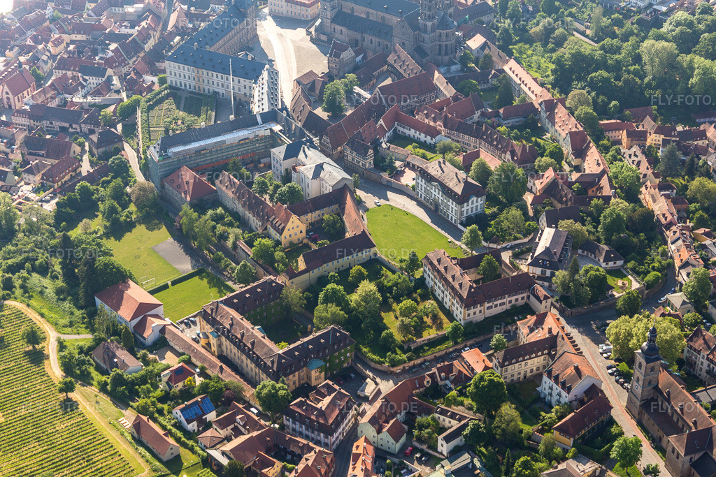 Luftbild: Aufseesianum - Das Haus der Schüler in Bamberg im Bundesland Bayern in Deutschland. Foto: IMG_099793.jpg vom 25.05.2017 durch Werner Riehm/FLY-FOTO.de