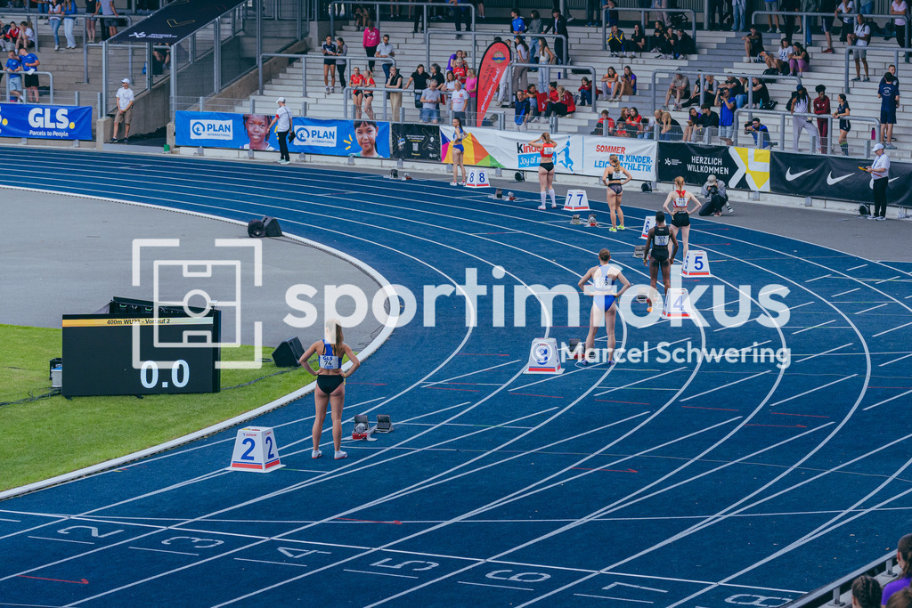 DM U23 U18 Bochum 2026 | Start der 400m der wU23 bei den Deutschen Meisterschaften der U18 &amp; U23 2026 im Lohrheidestadion in Bochum-Wattenscheid. - Realisiert mit Pictrs.com