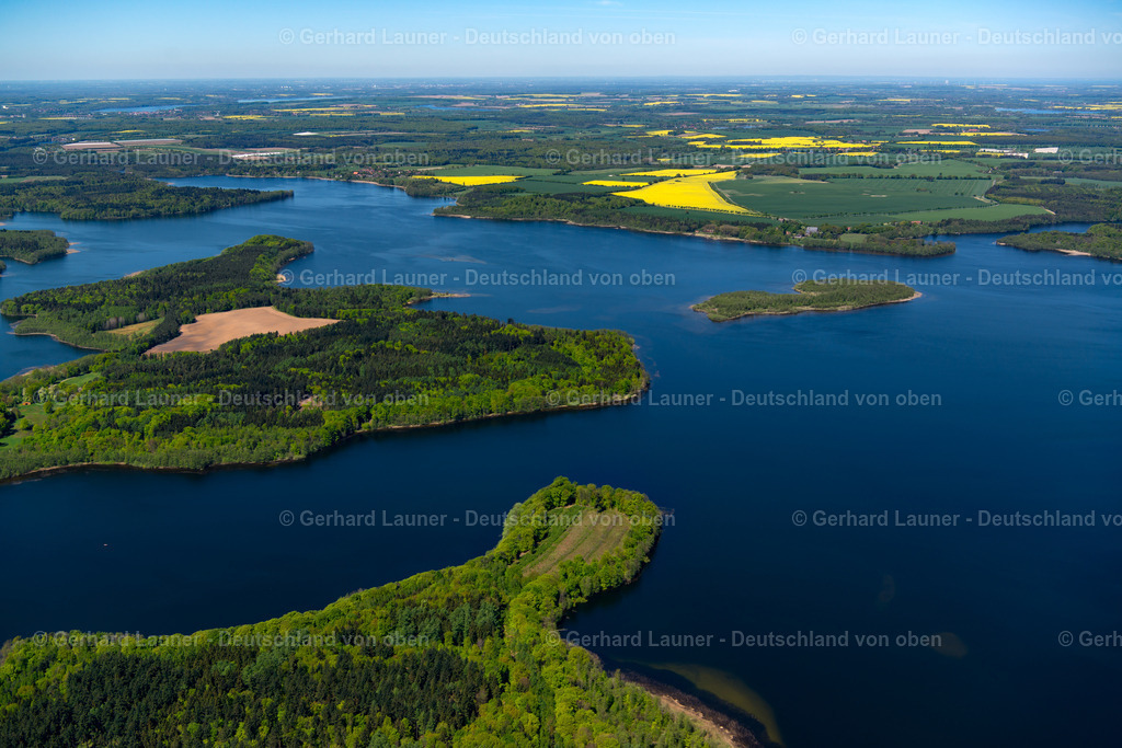 3801168 | Schaalsee mit Küchensee, Schaalseekanal und Rethwiese