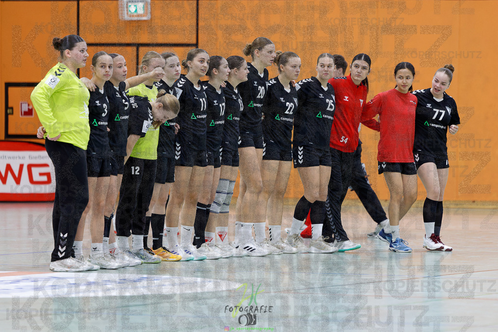 2024-10-19_004 | Jugendbundesliga B-Jugend weiblich; HSG Kleenheim/Langgöns - Longericher SC am 19.10.2024 in Oberkleen (Weidig-Halle) - Realisiert mit Pictrs.com