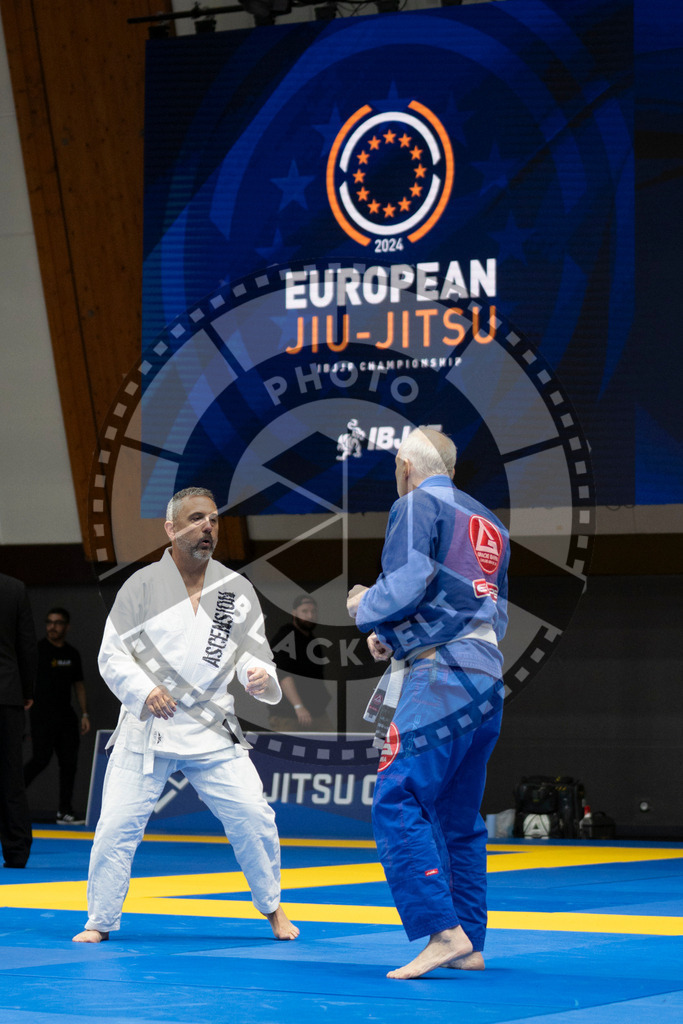 20240119PBB3459 | Fighters compete during the IBJJF European Championship in Paris, France, on January 19, 2024.