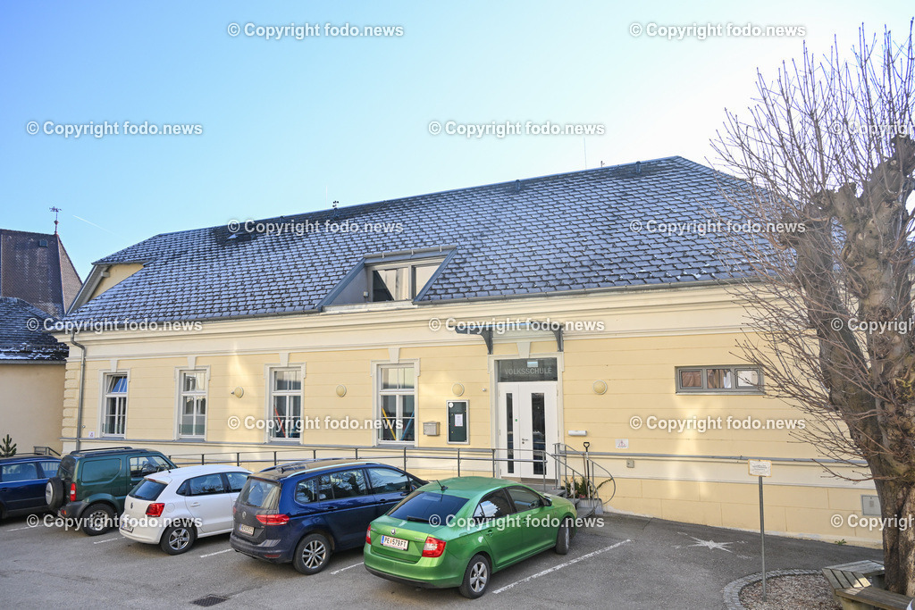 Grein_ 11.01.2024-5 | 11.01.2024, Grein, AUT, Grein, Oberoesterreich, im Bild Volksschule Grein