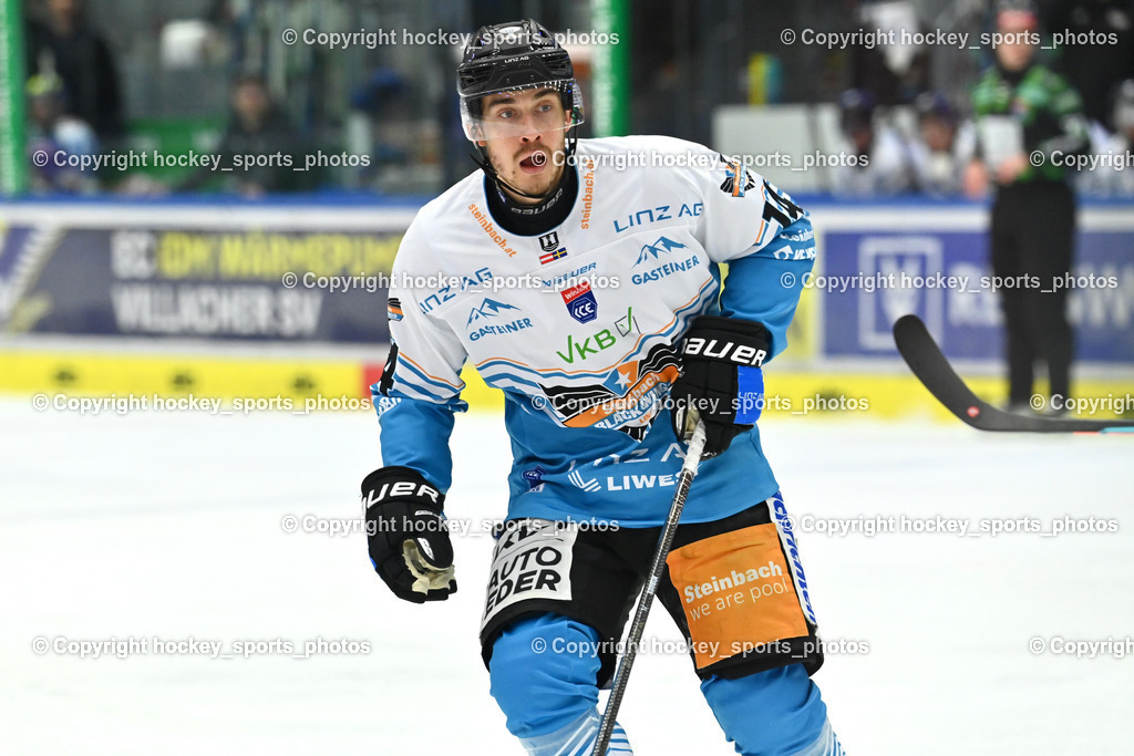 EC IDM WÄRMEPUMPEN VSV vs. Steinbach Black Wings Linz | #14 Henrik Neubauer Black Wings Linz, EC IDM WÄRMEPUMPEN VSV vs. Steinbach Black Wings Linz, EC IDM WÄRMEPUMPEN VSV vs. Steinbach Black Wings Linz am 04.03.2026 in Villach (Stadthalle Villach), Austria, (Photo by Bernd Stefan)