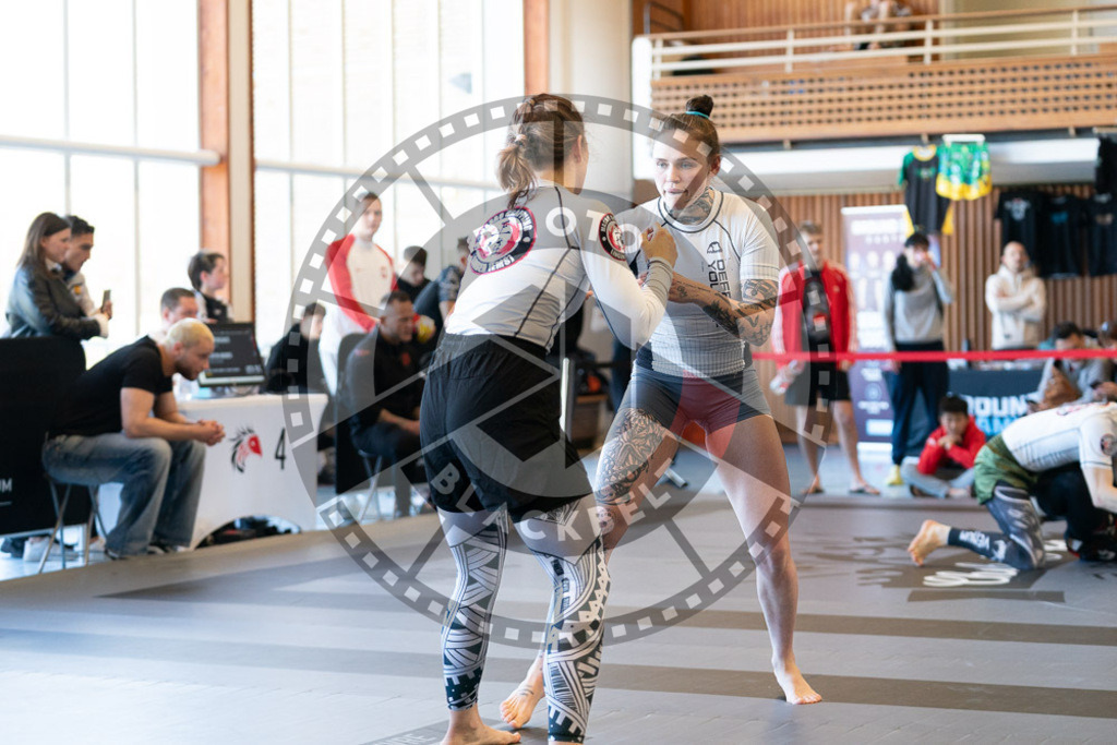 20250329PBB2315 | Fighters compete during the International Luta Livre (ILLCS) Germany IX Spring 2025 Competition spring on March 29, 2025 in Hannover, Germany.© Chiara Dazi