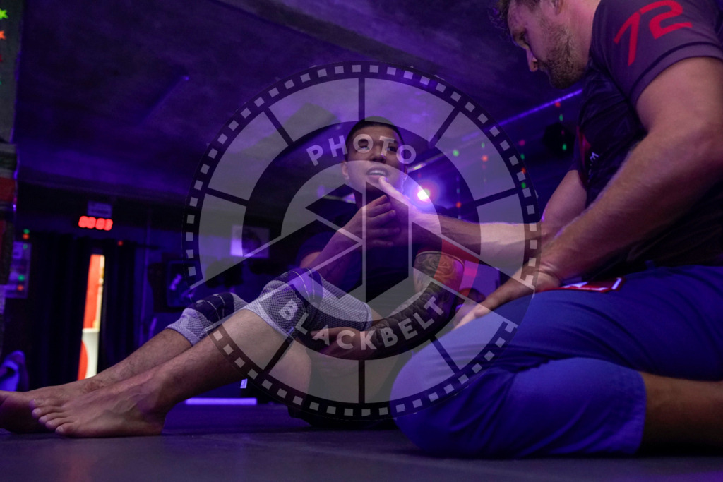 20240413PBB7978 | Fighters compete during the Grapplethon 24hours of rolling for a reason in Hamburg, Germany, on April 13, 2024.