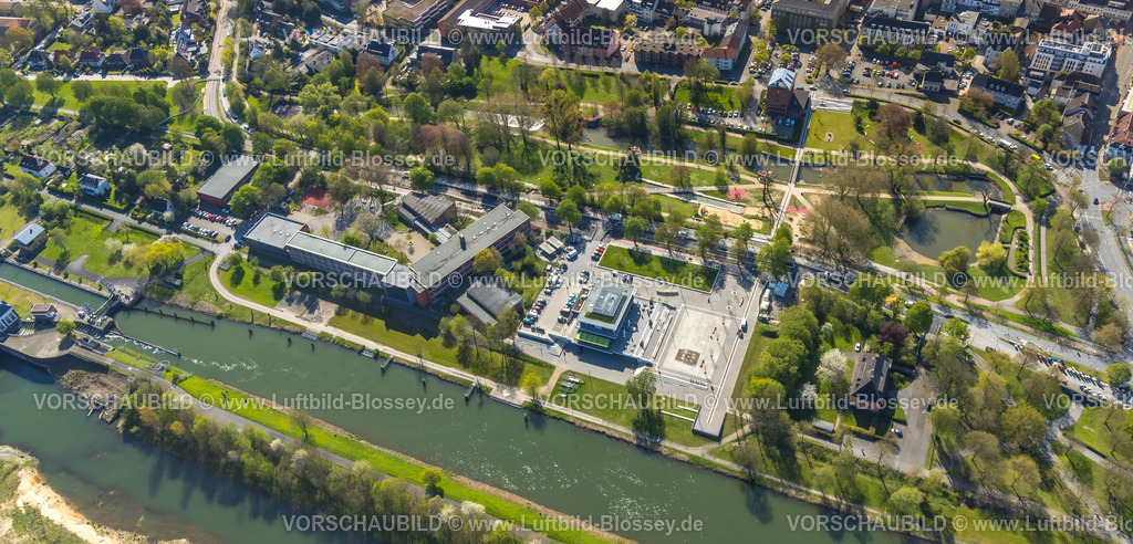 Hamm230400253 | Luftbild, Gymnasium Hammonense und Wassersportzentrum, Nordringpark, Mitte, Hamm, Ruhrgebiet, Nordrhein-Westfalen, Deutschland
