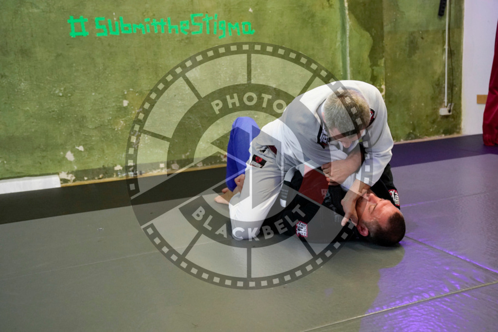 20240413PBB8145 | Fighters compete during the Grapplethon 24hours of rolling for a reason in Hamburg, Germany, on April 13, 2024.