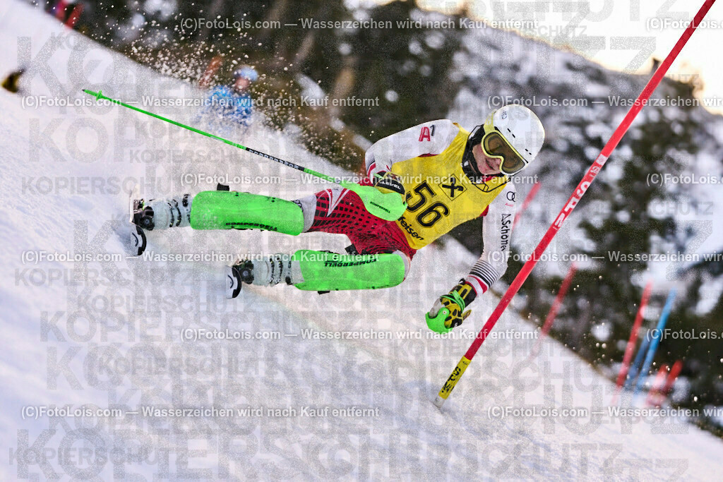 ALP3058_NWC-OAC-Slalom-II DG-I_Hochkar_Huber Philip | (C)FotoLois.com, Alois Spandl, NWC+OAC-Schüler-Slalom 1 auf dem Hochkar, Sa 7. Jänner 2023.