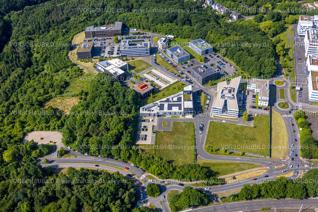 Bochum250600542 | Luftbild, Hochschule für Gesundheit und GesundheitsCampus Süd der RUB Ruhr-Universität Bochum, Querenburg, Bochum, Ruhrgebiet, Nordrhein-Westfalen, Deutschland