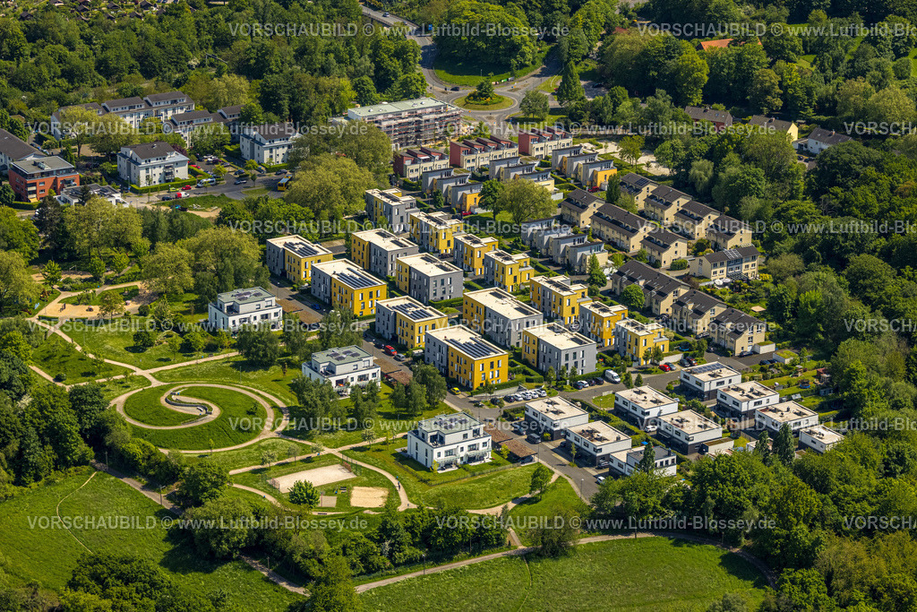 Essen230511968 | Luftbild, Wohnsiedlung Dilldorfer Höhe, Kupferdreh, Essen, Ruhrgebiet, Nordrhein-Westfalen, Deutschland