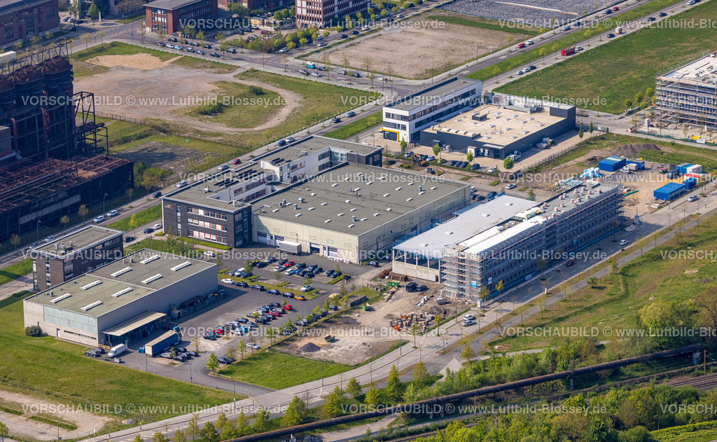 Dortmund220500538PhoenixWest | Luftbild von PHOENIX West , ehemaliges Stahlwerk Phoenix, ZfP – Zentrum für Produktionstechnologie Dortmund , MST: MST.factory dortmund,  Hörde, Dortmund, Ruhrgebiet, Nordrhein-Westfalen, Deutschland 