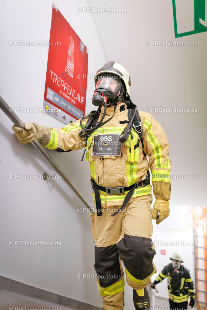 KölnTurm Treppenlauf; Köln, 03.08.2025 | Impressionen vom KölnTurm Treppenlauf am 03.08.2025 in Köln (Nordrhein-Westfalen). 