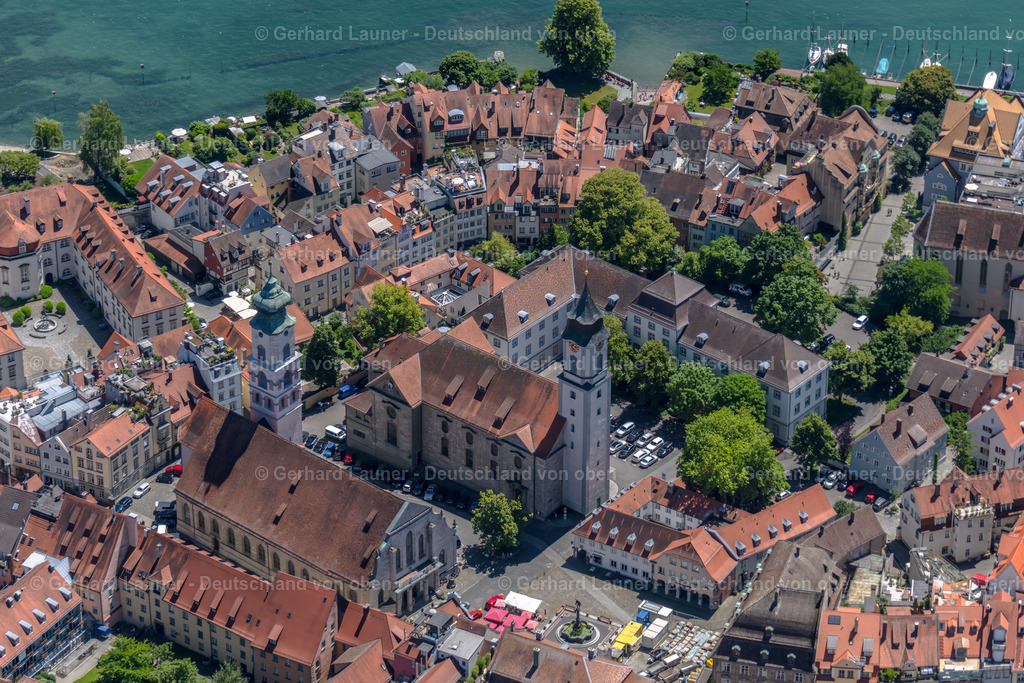 4031459 | LINDAU (BODENSEE) 12.06.2020 Altstadtbereich und Innenstadtzentrum in Lindau (Bodensee) am Bodensee im Bundesland Bayern, Deutschland. // Old Town area and city center in Lindau (Bodensee) at Bodensee in the state Bavaria, Germany. Foto: Gerhard Launer