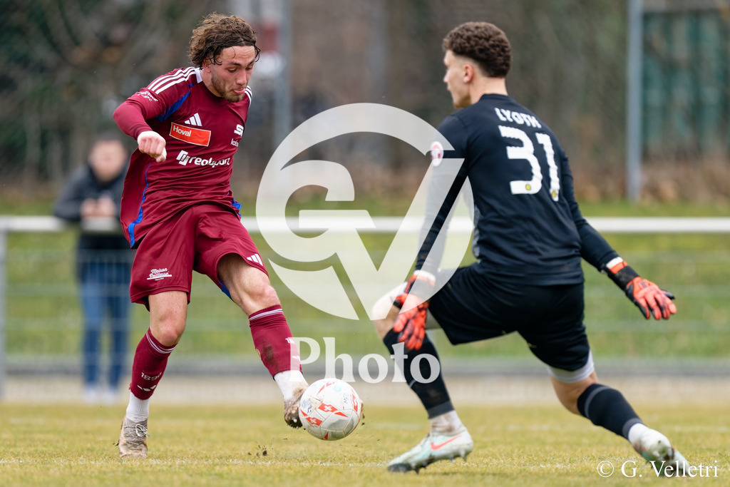 1ere Ligue Classic - Meyrin FC v Servette FC M-21 | during the 1ere Ligue Classic game between Meyrin FC and Servette FC M-21 at Stade des Arberes in Meyrin, Switzerland