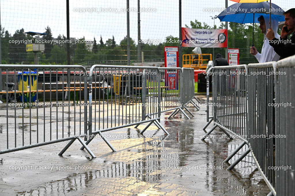 SAK vs. SK Sturm 22.7.2023 | Regen im Stadion