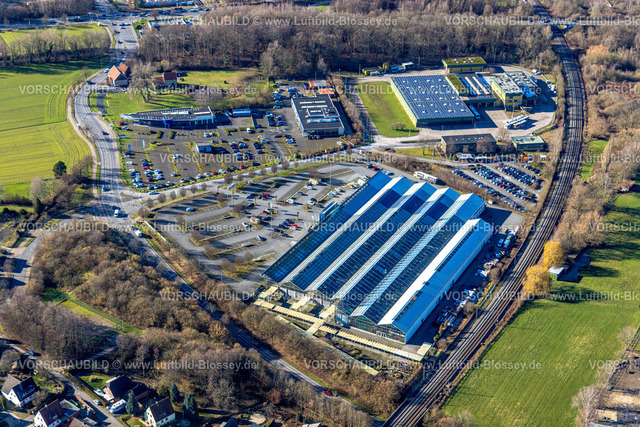 Hamm230205037 | Luftbild, Hesse Gartencenter, Verkehrsbetriebe Hamm, Ford Autohändler, Kampshege, Stadtbezirk Rhynern, Hamm, Ruhrgebiet, Nordrhein-Westfalen, Deutschland