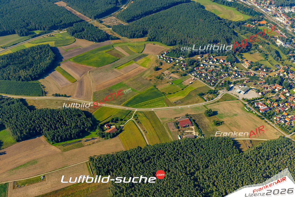 Das Luftbild zeigt :  Georgensgmünd - Die Luftaufnahme wurde 2024 vom UL-Flugzeug aus erstellt ( keine Drohne ) - Hochauflösende Luftaufnahme - Für grossformatige Ausdrucke geeignet. Die Geschenkidee !Mit Lizenz und Bildrechte bestellbar