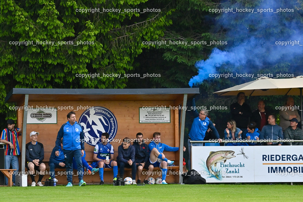 SV Dellach Gail vs. SAK 29.5.2023 | Spielerbank SV Dellach Gail, Headcoach SV Dellach Wolfgang Wilscher,