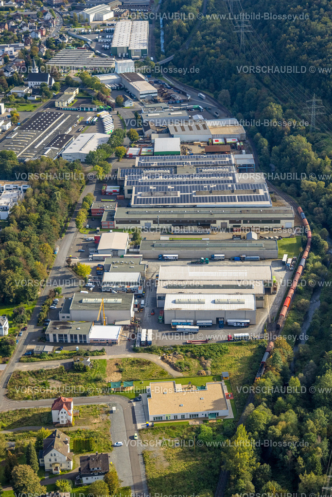 Kreuztal230911904 | Luftbild, Gewerbegebiet Backeswiese, Buschhütten, Kreuztal, Siegerland, Nordrhein-Westfalen, Deutschland