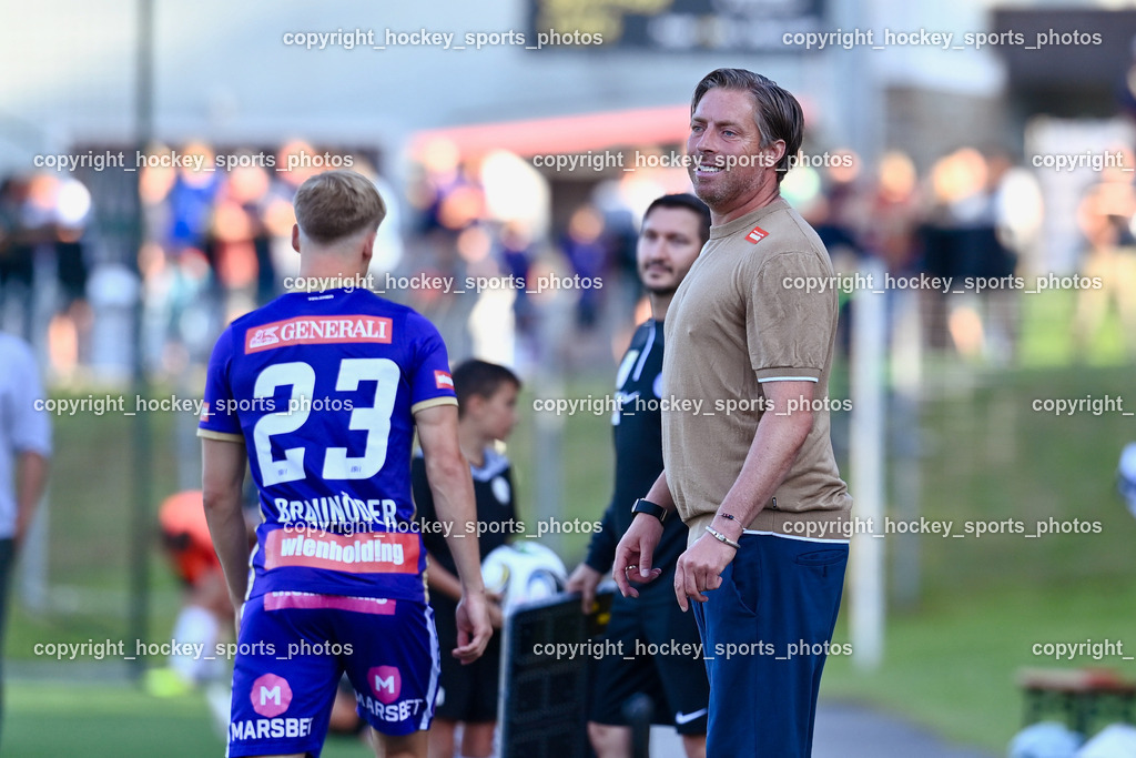 SVS Spittal Drau vs. FK Austria Wien 21.7.2023 | Headcoach FK Austria Wien Michael Wimmer