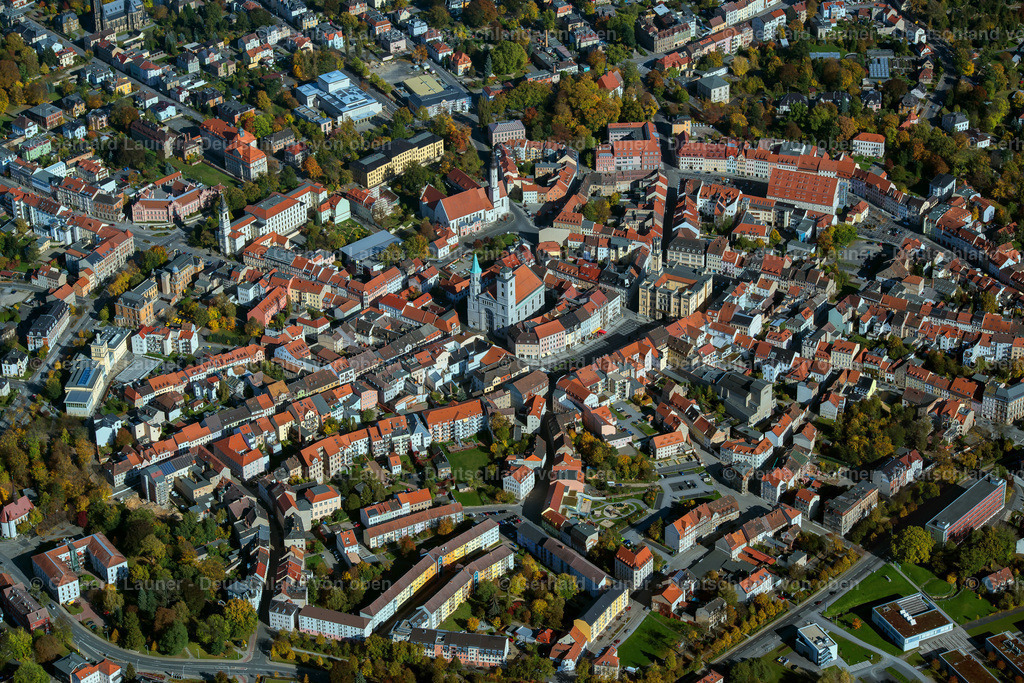 3704580 | ZITTAU 15.10.2017 Stadtzentrum im Innenstadtbereich  in Zittau im Bundesland Sachsen, Deutschland // The city center in the downtown area  in Zittau in the state Saxony, Germany Foto: Gerhard Launer