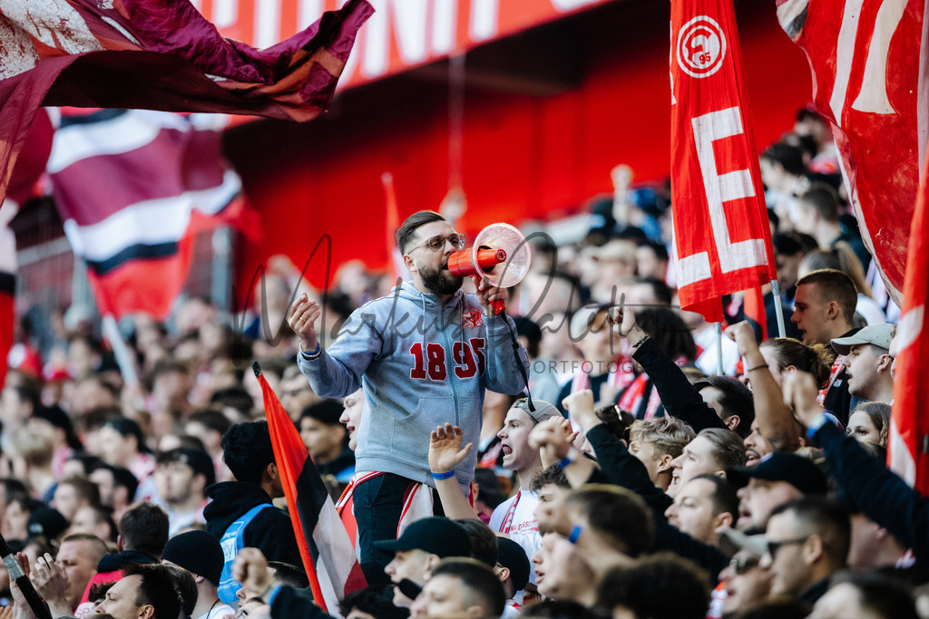 2. Bundesliga, Saison 2024/25, 28. Spieltag: Fortuna Düsseldorf - SC Preußen Münster | Düsseldorf, 05.04.2025: 2. Bundesliga, 28. Spieltag, Fortuna Düsseldorf gegen SC Preußen Münster in der Merkur Spiel-Arena in Düsseldorf. Foto: sportfotografie.ms | Markus Paletta - Realisiert mit Pictrs.com
