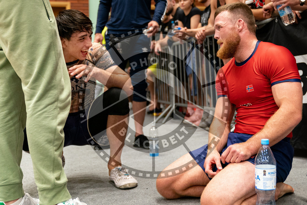 20230916PBB7410 | Fighters compete during the grappling tournement ADCC Trials (European, Middle East and African Championship) in Warsaw, Poland, on September 16, 2023.