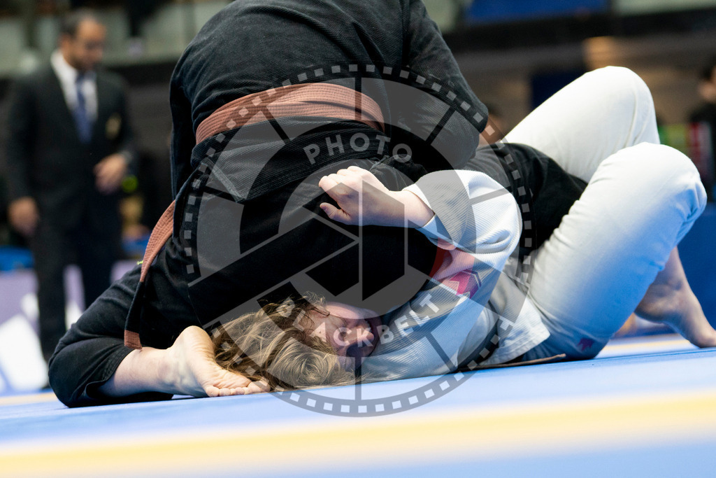 20240124PBB01938 | Fighters compete during the second day of the IBJJF European Championship in Paris, France, on January 24, 2024.