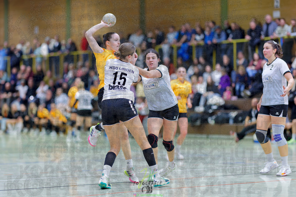 Frauen Oberliga Mitte (HHV); HSG Eibelshausen/Ewersbach - HSG Linden | Frauen Oberliga Mitte (HHV); HSG Eibelshausen/Ewersbach - HSG Linden am 15.11.2025 in Eibelshausen (Holderberghalle)Photo © 2025 - Jörg Heinrich - Realisiert mit Pictrs.com