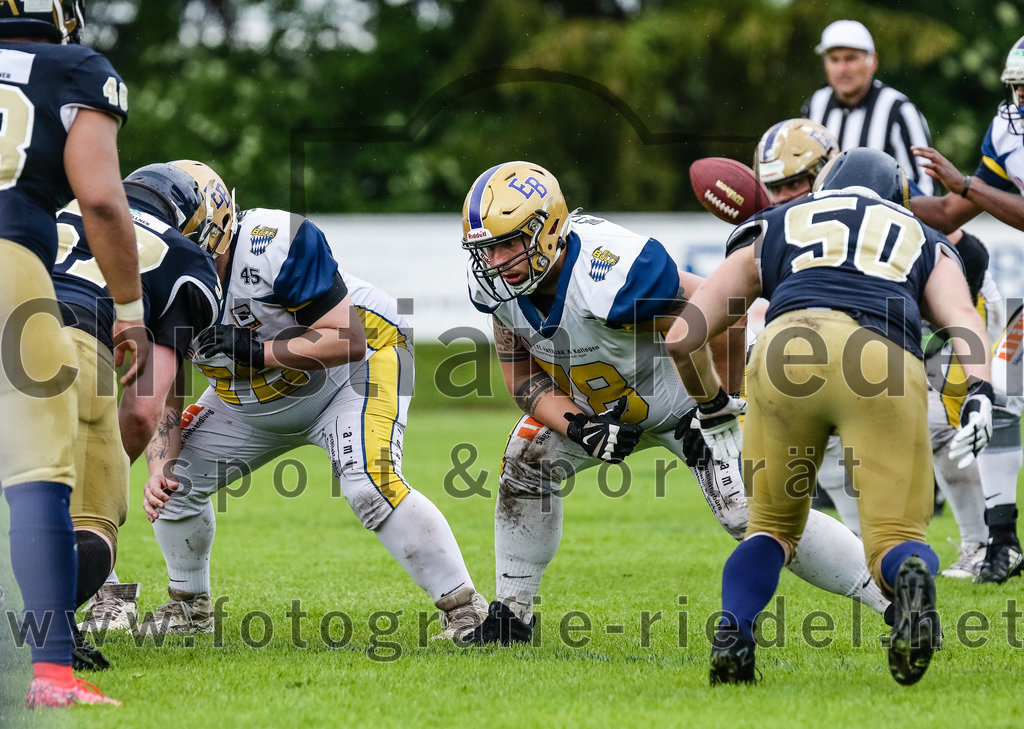 2022-05-29_079_Erding_Bulls_gegen_Nuernberg_Rams | Erding, Deutschland, 29.05.2022:
Fußball, Regionalliga 2022, 5. Spieltag, Erding Bulls gegen Nürnberg Rams, Endergebnis: 10:16

Foto: Christian Riedel / fotografie-riedel.net